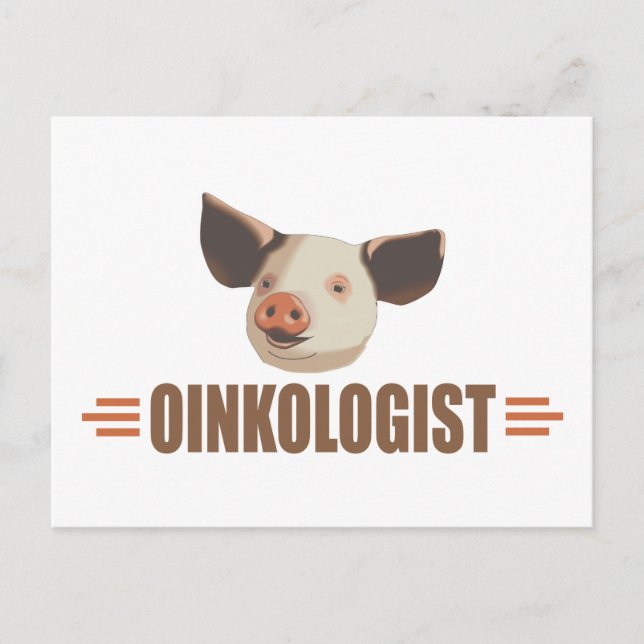 Funny I Kärlek Grisar Vykort (Framsida)