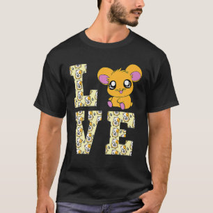 Funny I Kärlek Hamsters presenterar Cute Hamster P T Shirt