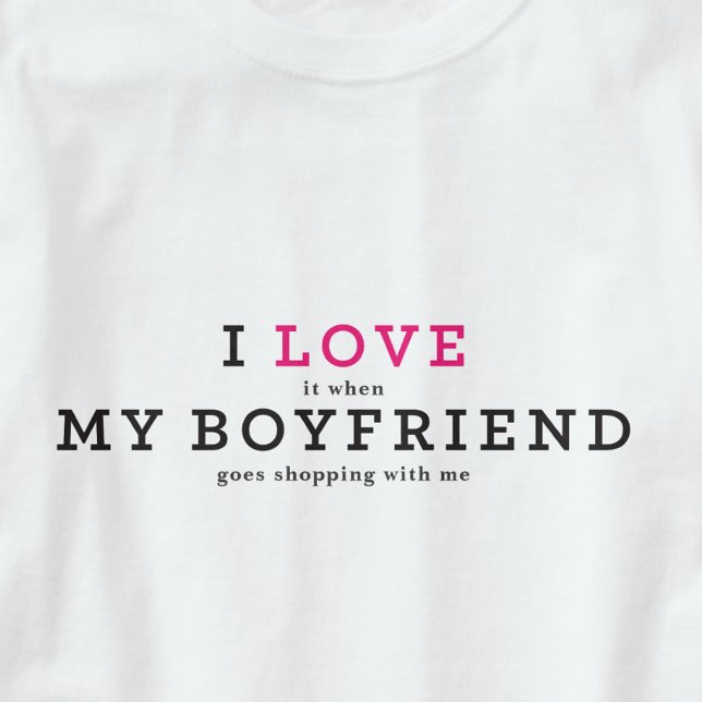 Funny I Kärlek Min Boykompis T Shirt (Skapare uppladdad)