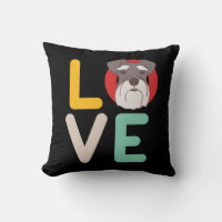 Funny I Kärlek Miniature Schnauzer I Heart Hund äl