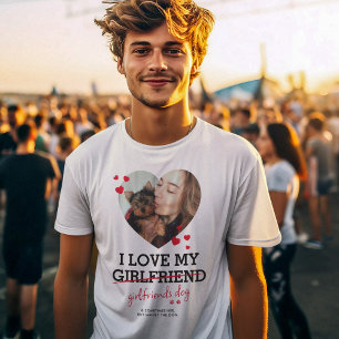 Funny I Kärlek My Girlkompisar Hund T Shirt