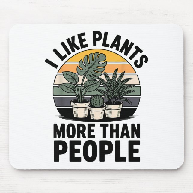 Funny I Like Plants More Than People Design  Musmatta (Framsidan)
