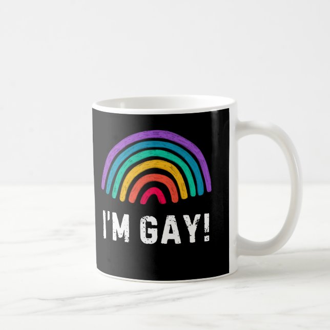 Funny “I’m Gay” Coffee Mug – LGBTQ+ Pride Gift Kaffemugg (Höger)