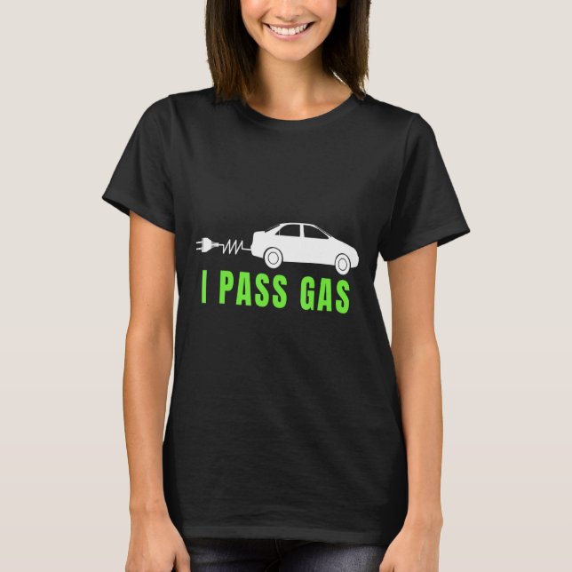 Funny I P Gas Electric Car I Love Evs Electri  T Shirt (Framsida)