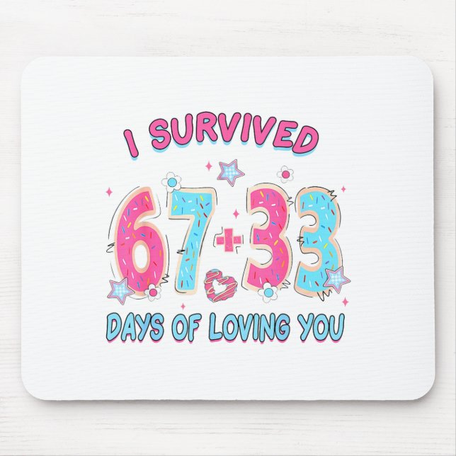 Funny I Survived 67 + 33 Days Of Loving You Valent Musmatta (Framsidan)