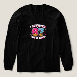 Funny I Survived 67 Days of School - Donut  T Shirt