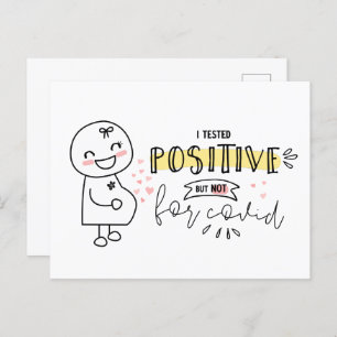Funny I testade meddelande om positiv Gravid