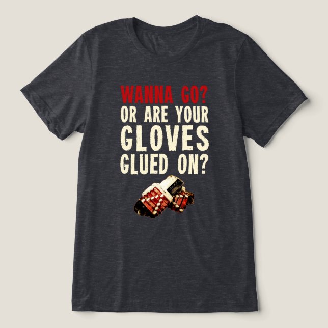 Funny Ice Hockey Enforcer T Shirt (Design Framsida)