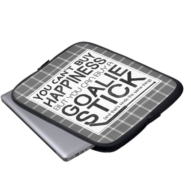 Funny Ice Hockey Goalie bärbar dator Fodral (Framre botten)