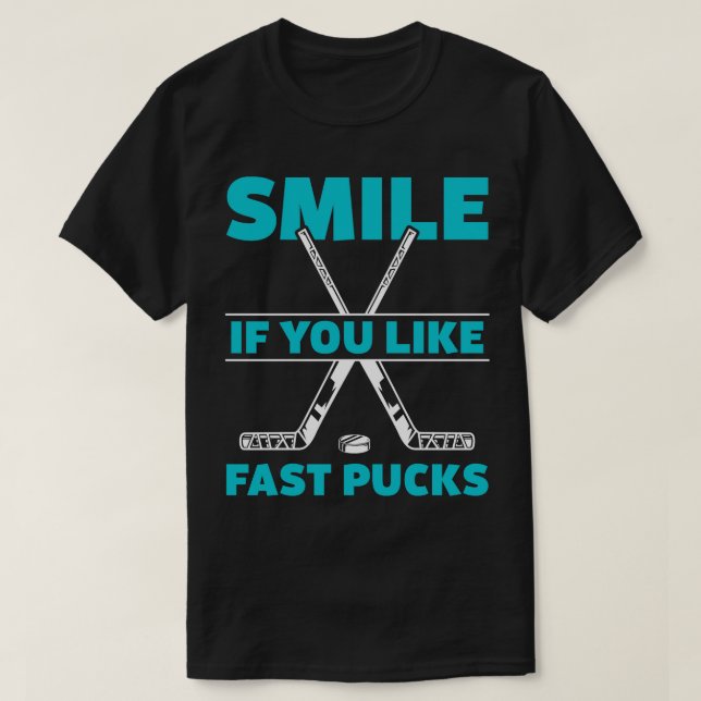 Funny Ice Hockey Goalie Fust Pucks T Shirt (Design framsida)