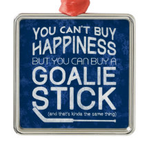 Funny Ice Hockey Goalie Helgdag Dekoration