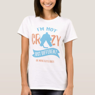 Funny Ice Hockey Goalie Tee Shirt