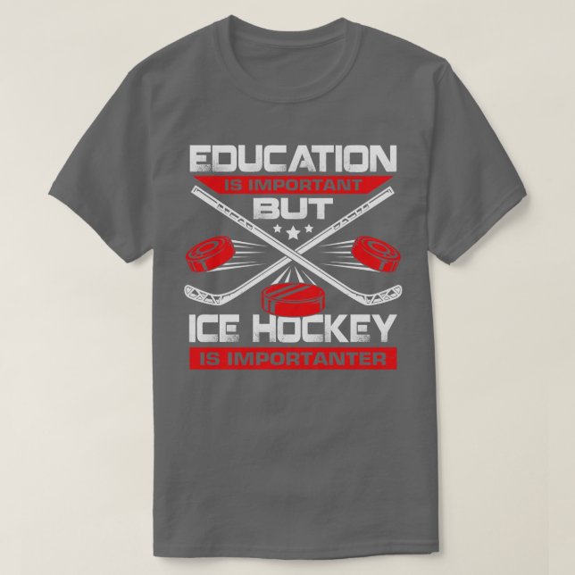 Funny Ice Hockey Player Gift 1 T Shirt (Design framsida)