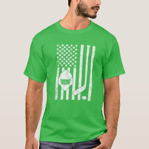 Funny Ice Hockey St. Patricks Day Irish American F T Shirt