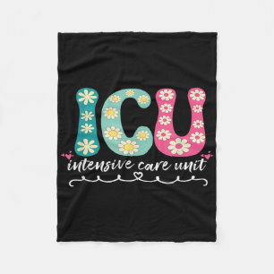 Funny Icu Nurse Intensive Care Unit Nurse Emergenc Fleecefilt