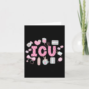 Funny Icu Nurse Intensive Care Unit Nurse Emergenc Kort