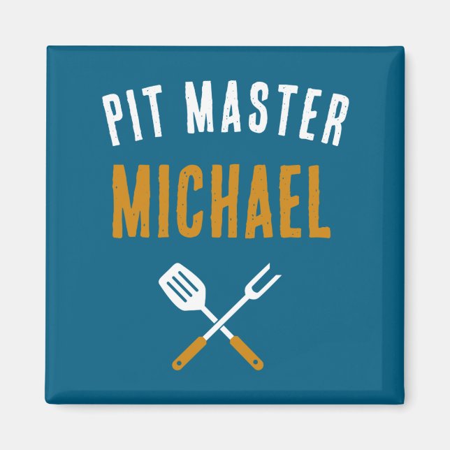 Funny Id Smoke That Name Bbq Grilling Dad  Magnet (Framsidan)