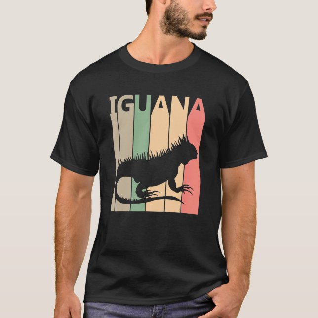 Funny Iguana Costume T Shirt (Framsida)