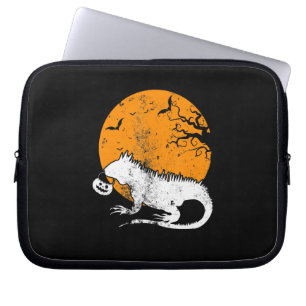 Funny Iguana Pumpkin Halloween Costume Manar Women Laptop Fodral