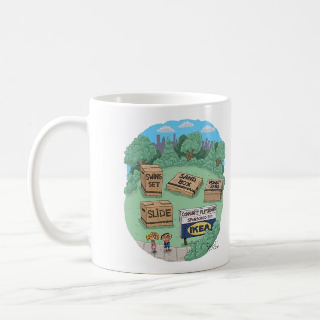 FUNNY IKEA PLAYGROUND KAFFEMUGG (Vänster)