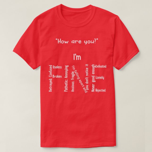 Funny Im-Bra Depression Mental Health Awareness T Shirt (Design framsida)