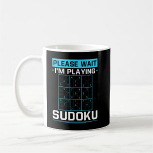 Funny Im Spela Sudoku Sudoku Player Puzzle Game Kaffemugg