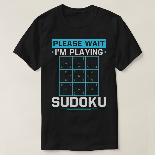 Funny Im Spela Sudoku Sudoku Player Puzzle Game T Shirt (Design framsida)