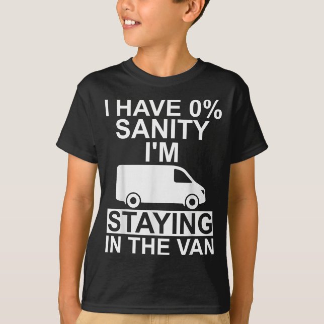 Funny I'm Staying In Tha Van Phasmophobia Drivers  T Shirt (Framsida)