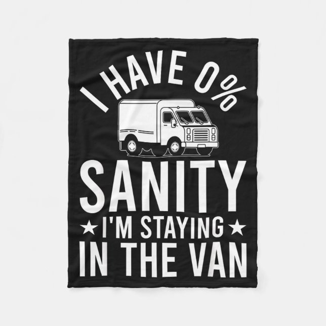 Funny I'm Staying In Tha Van Phasmophobia Gamer Ma Fleecefilt (Framsidan)