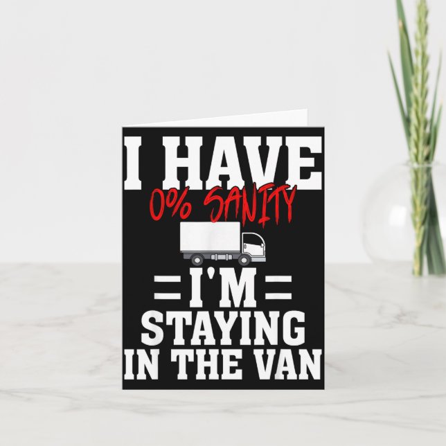 Funny I'm Staying In Tha Van Phasmophobia Gamer Me Kort (Framsida)