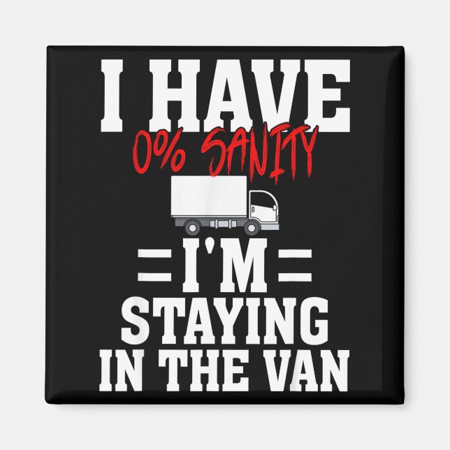 Funny I'm Staying In Tha Van Phasmophobia Gamer Me Magnet (Framsidan)