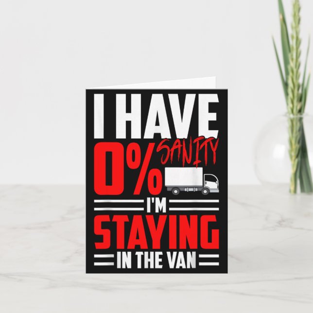 Funny I'm Staying In Tha Van Phasmophobia Gamer Wo Kort (Framsida)