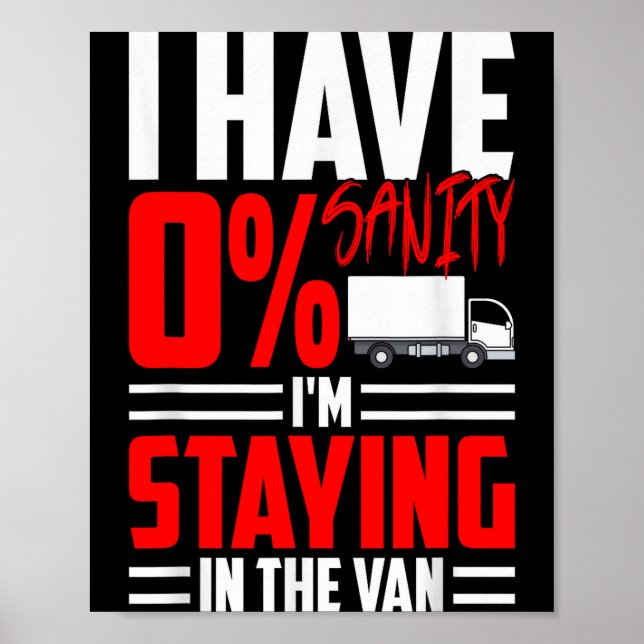 Funny I'm Staying In Tha Van Phasmophobia Gamer Wo Poster (Framsidan)