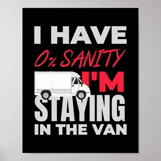 Funny I'm Staying In Tha Van Phasmophobia  Poster (Framsidan)
