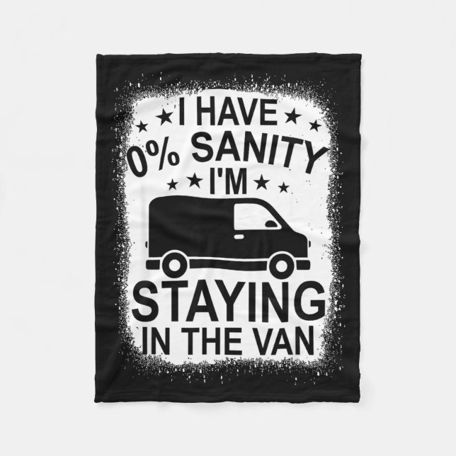 Funny I'm Staying In Tha Van Phasmophobia Women Ma Fleecefilt (Framsidan)