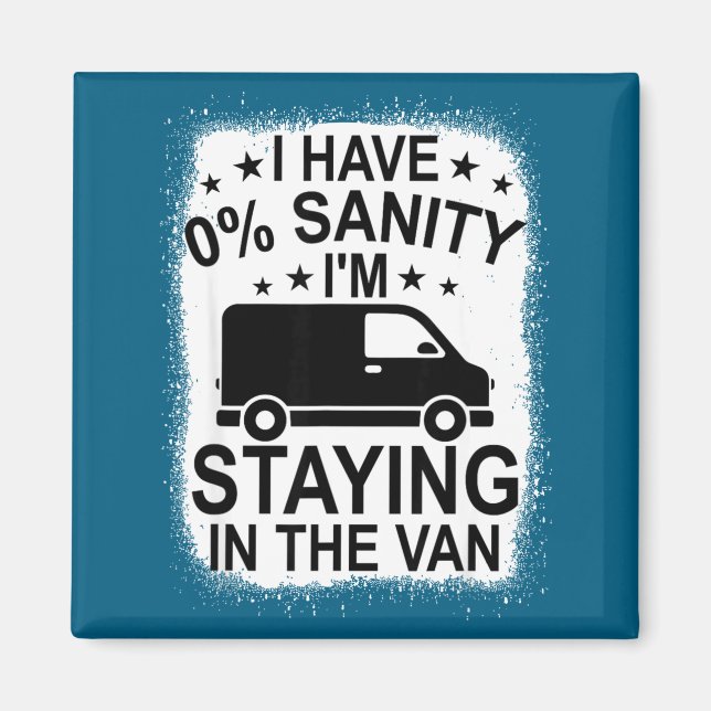Funny I'm Staying In Tha Van Phasmophobia Women Ma Magnet (Framsidan)