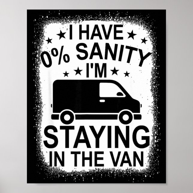 Funny I'm Staying In Tha Van Phasmophobia Women Ma Poster (Framsidan)