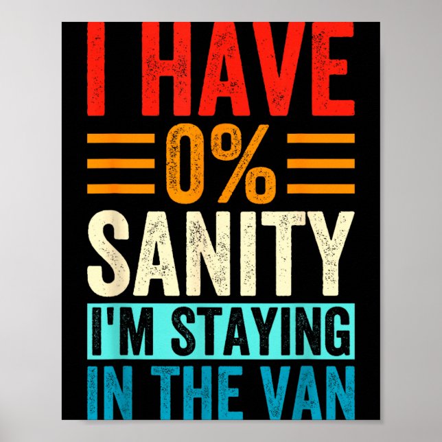 Funny I'm Staying In Tha Van Phasmophobia Women Ma Poster (Framsidan)