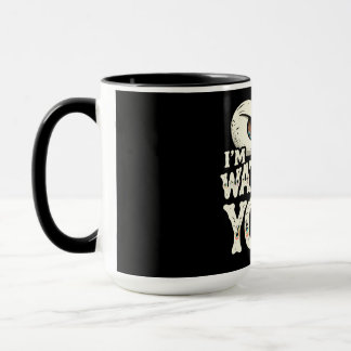 Funny "I'M WATCHING YOU" Retro Eyes Coffee Mug - O Mugg