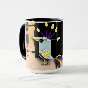 Funny Imaginary Birds Mugg