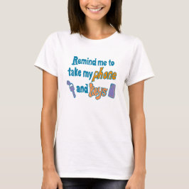 Funny Inattentive ADHD Forgetfulness Reminder T Shirt