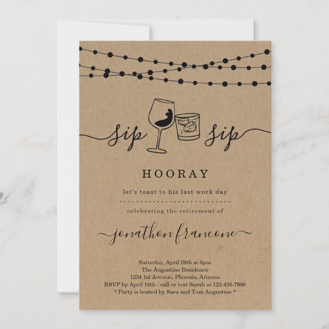 Funny inbjudan till Pension-partiet (Framsida)