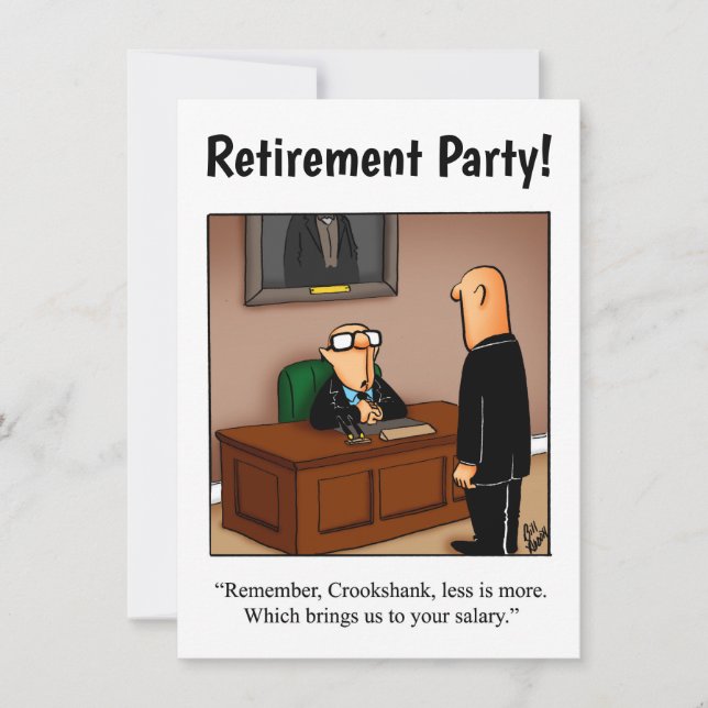 Funny inbjudan till Pension-partiet (Framsida)