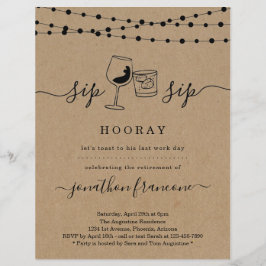 Funny inbjudan till Pension-partiet Reklamblad