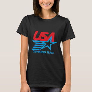 Funny Independence day T Shirt Usa Drinking Team 4
