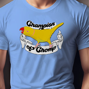 Funny Indian RingnackGult Pet Parrot Chomp Bita T Shirt