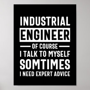 Funny Industrial Ingenjör Gift Poster