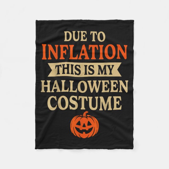 Funny Inflation Halloween Costume Couple Matching  Fleecefilt (Framsidan)