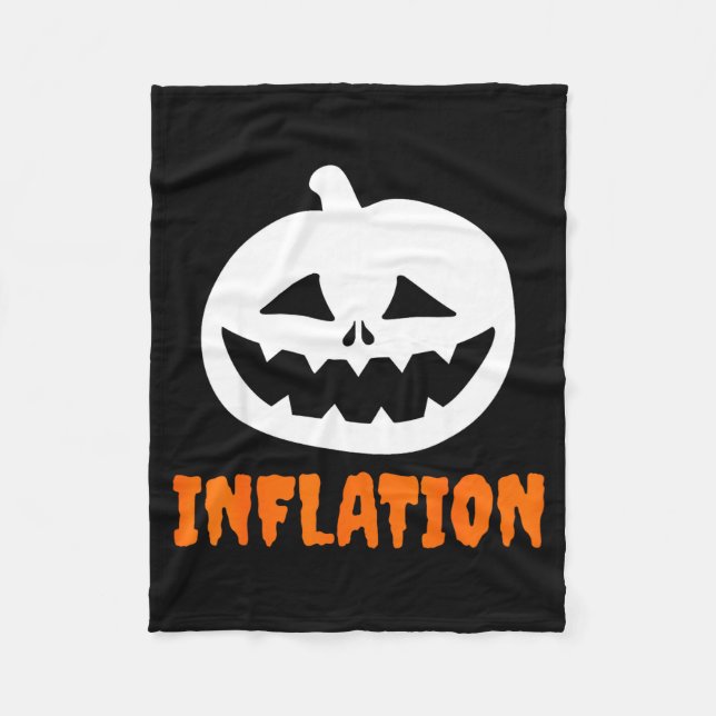 Funny Inflation Halloween Costume Couple Matching  Fleecefilt (Framsidan)