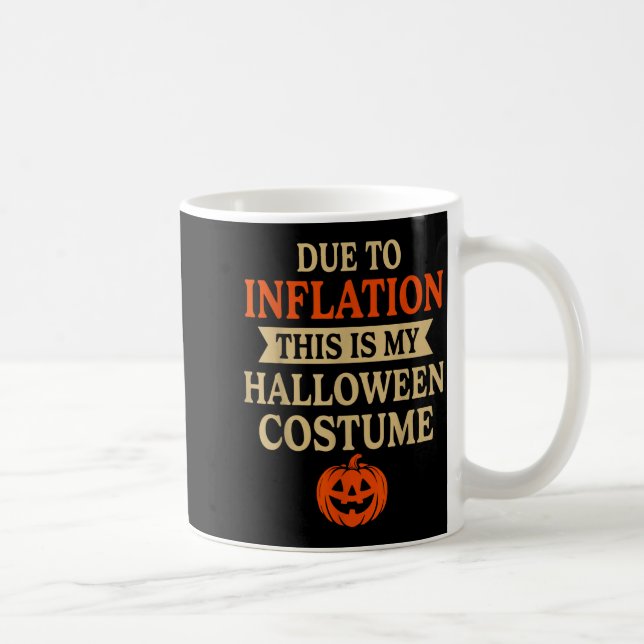 Funny Inflation Halloween Costume Couple Matching  Kaffemugg (Höger)
